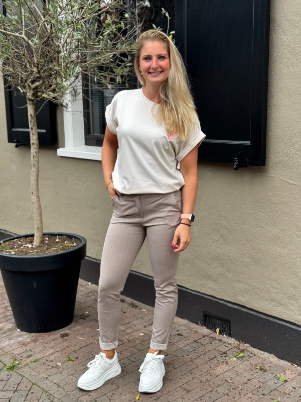 Broek Cindy taupe - Afbeelding 4