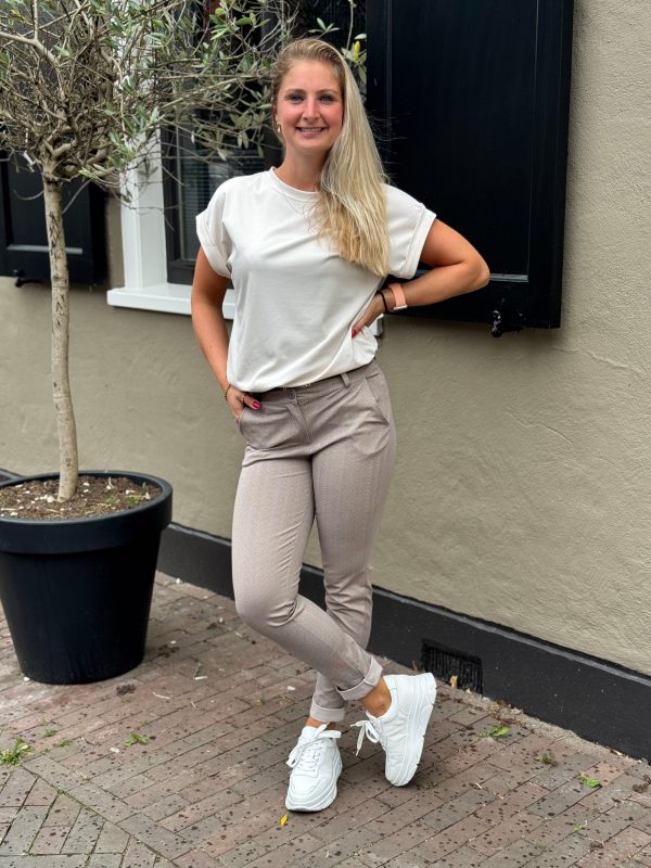 Broek Cindy taupe - Afbeelding 3