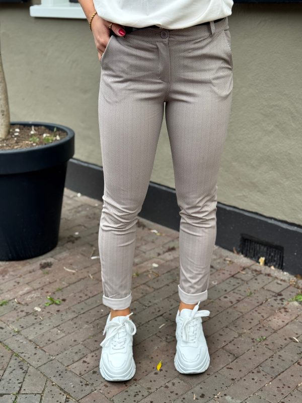 Broek Cindy taupe