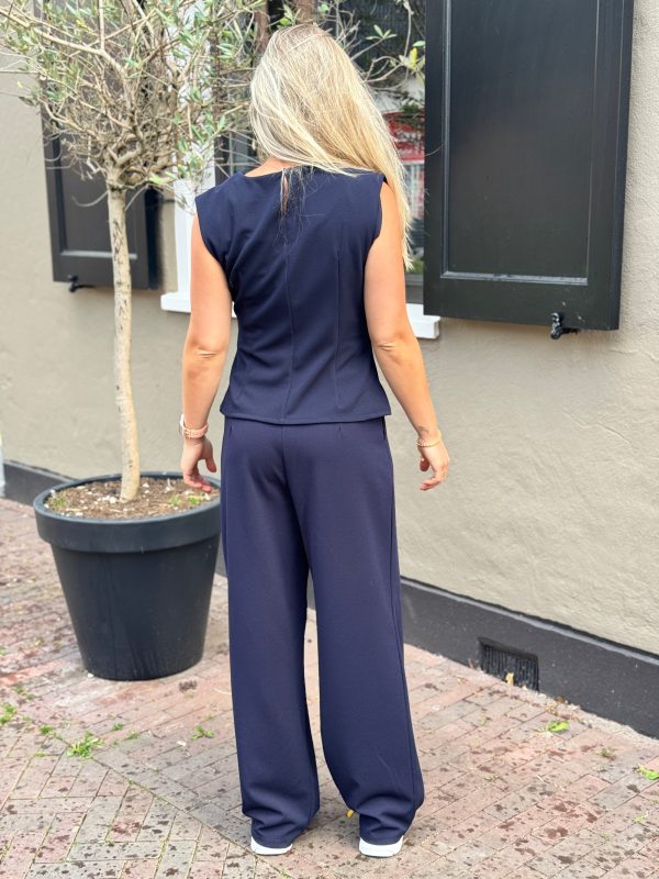 Broek Georgina navy - Afbeelding 4