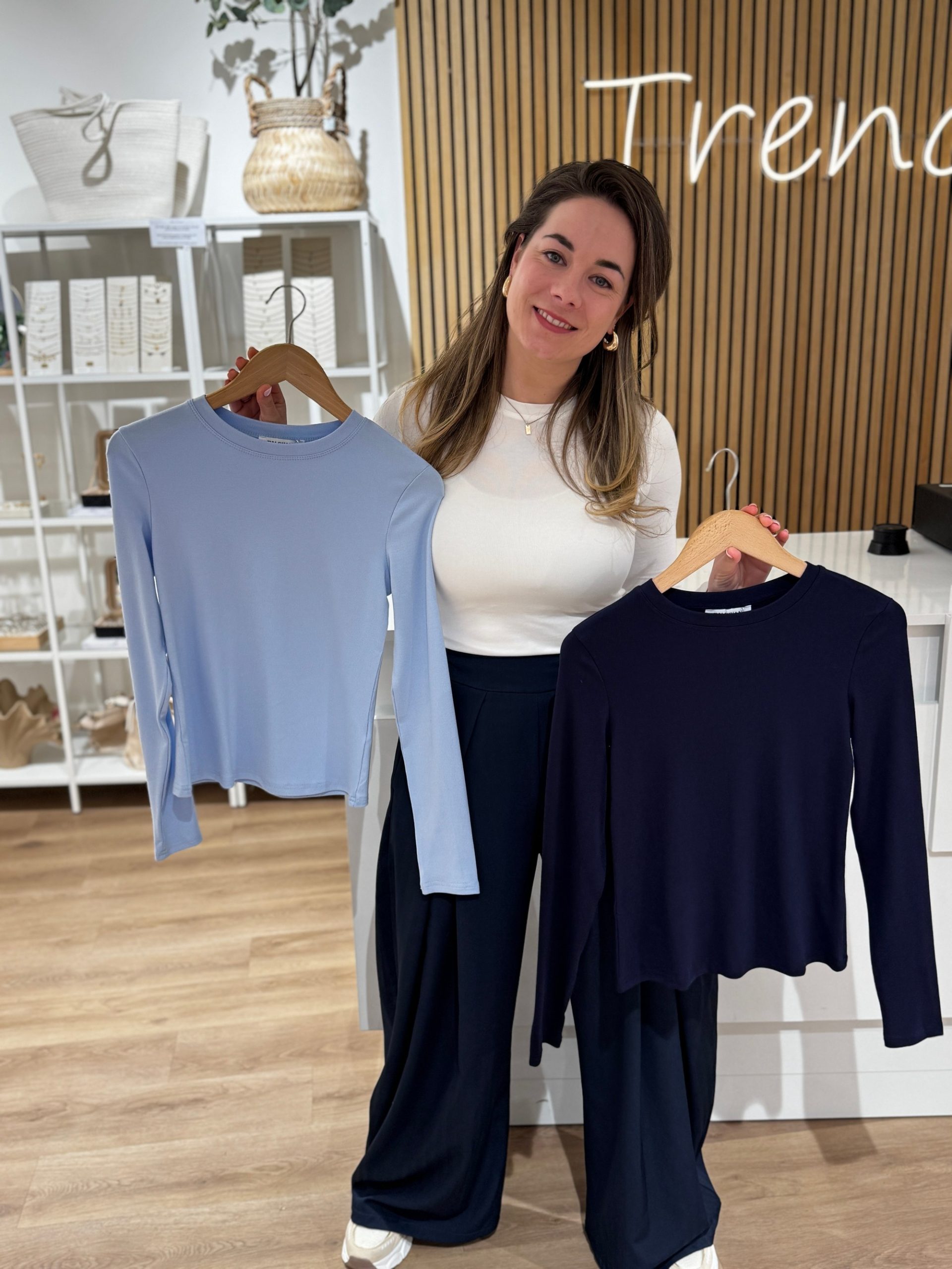 Wide pantalon Charlotte navy - Afbeelding 7