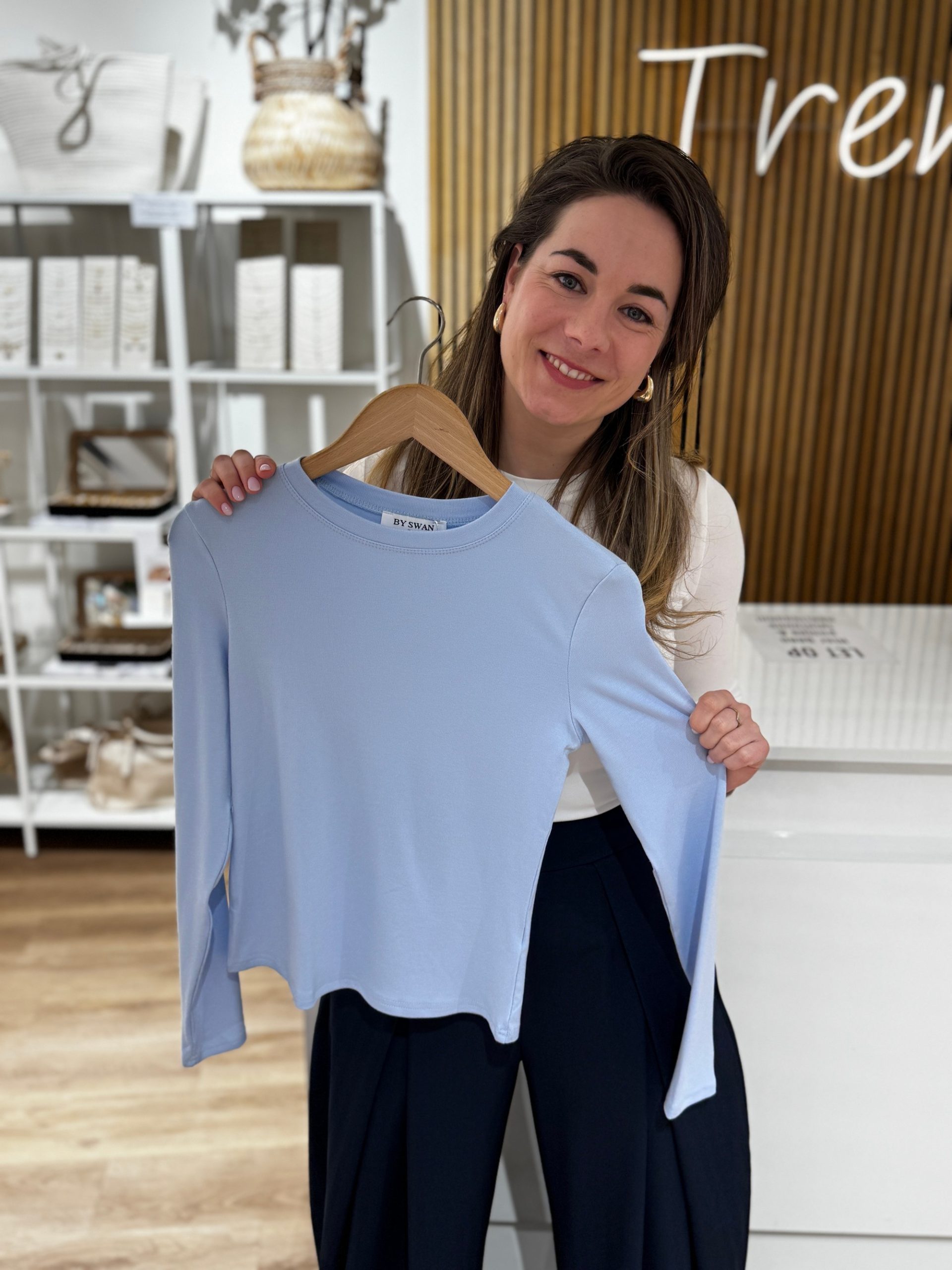 Top basic blauw