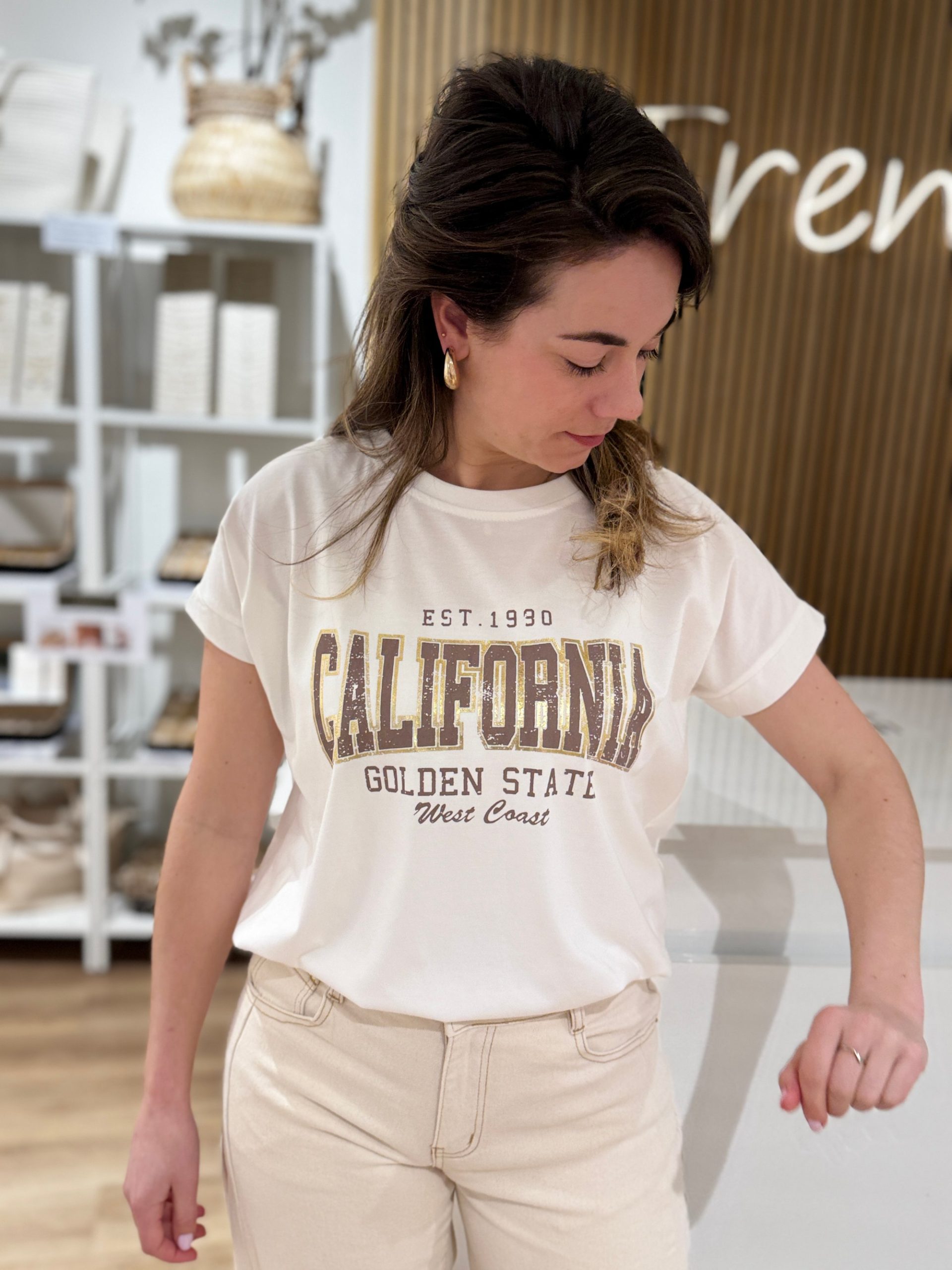 Shirt California off white - Afbeelding 3