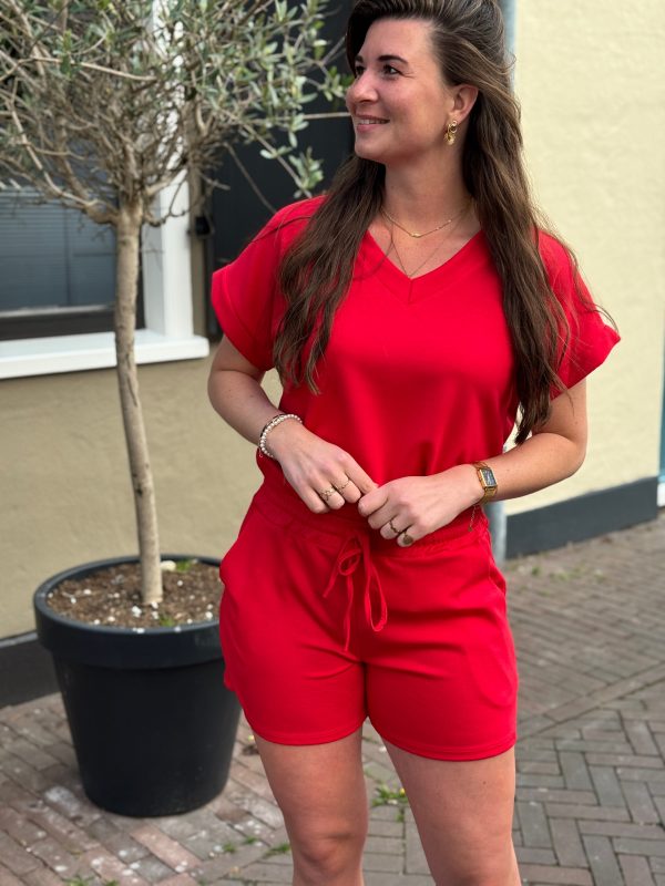 Jog setje rood - Afbeelding 2