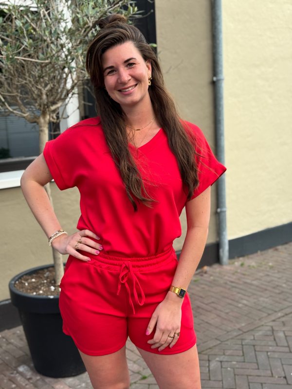 Jog setje rood - Afbeelding 4