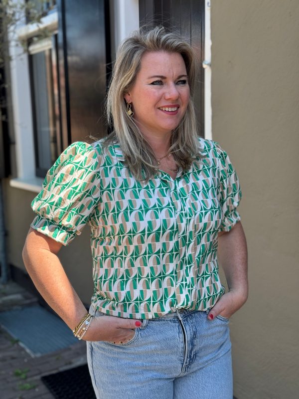 Top Brechje groen - Afbeelding 2