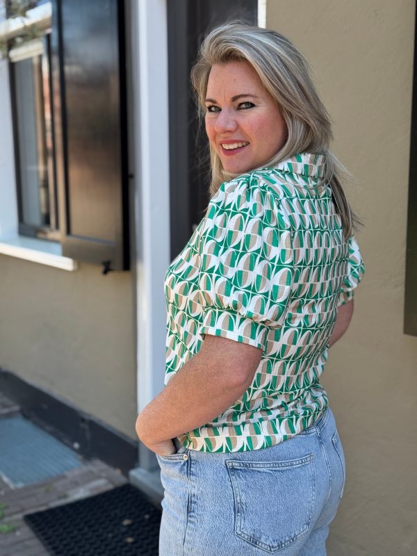 Top Brechje groen - Afbeelding 3