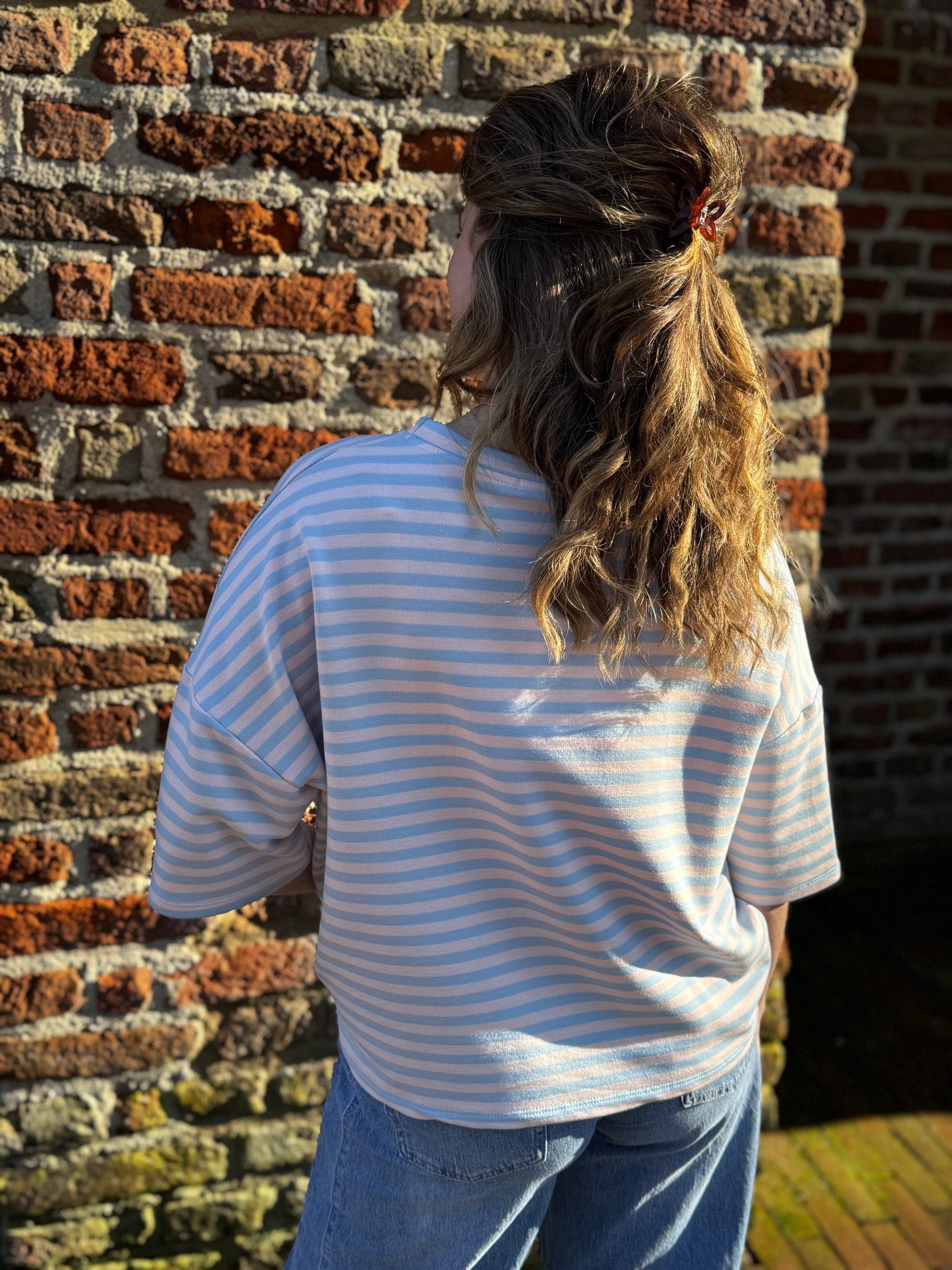 Shirt Tess roze/blauw - Afbeelding 5