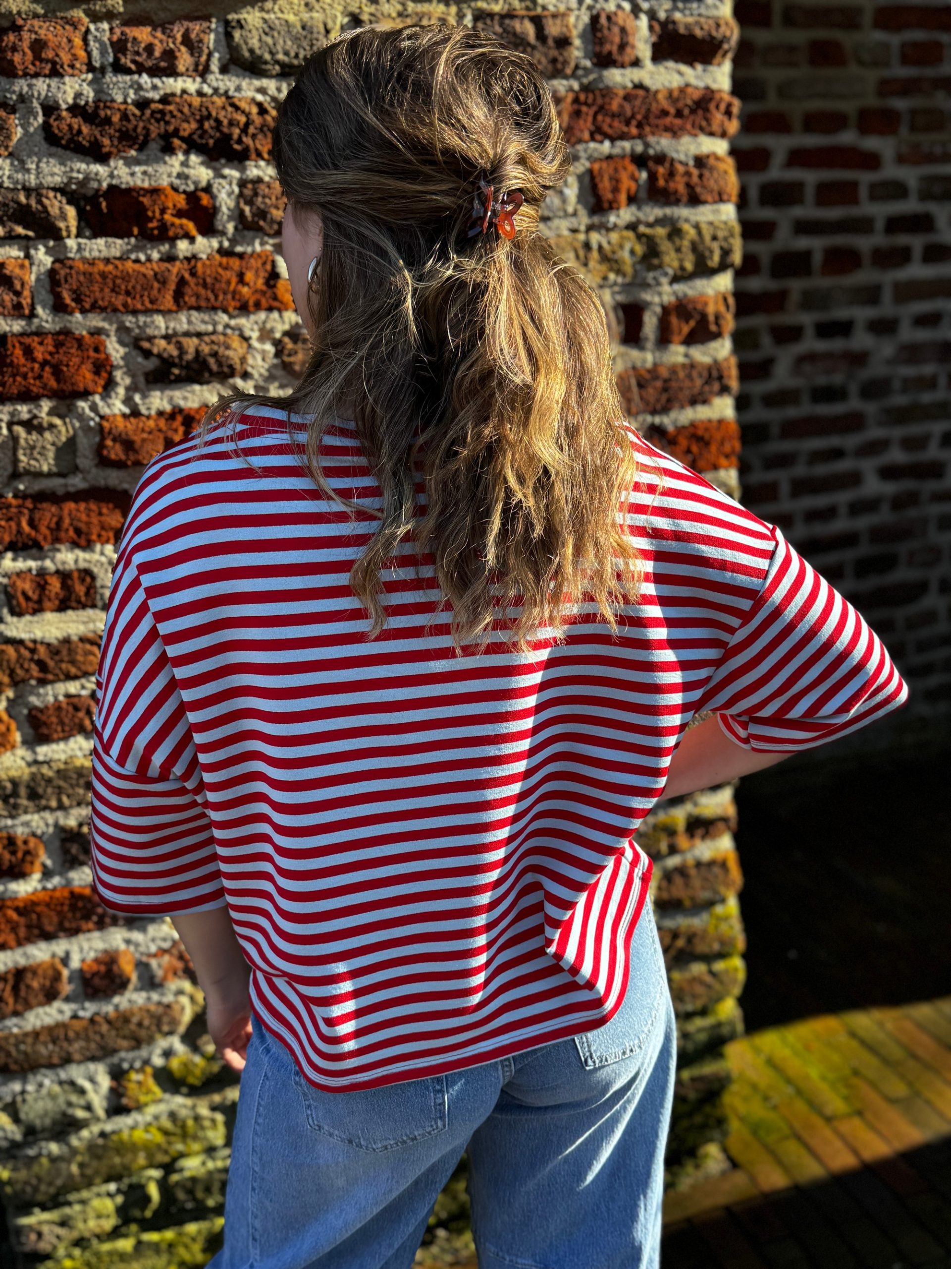 Shirt Tess blauw/rood - Afbeelding 3