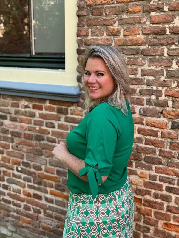 Shirtje Loraine groen - Afbeelding 2