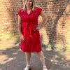 Jurkje Rebecca rood - Afbeelding 4