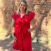 Jurkje Rebecca rood - Afbeelding 3