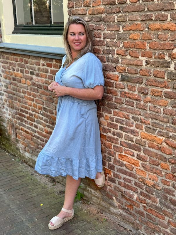 Jurk Charlie light blue - Afbeelding 2