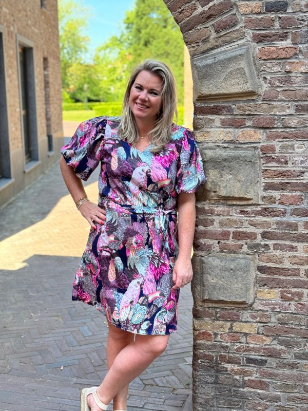 Jurkje Angela papagayo navy - Afbeelding 6