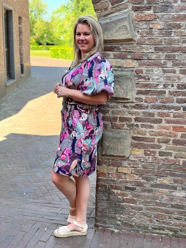 Jurkje Angela papagayo navy - Afbeelding 7