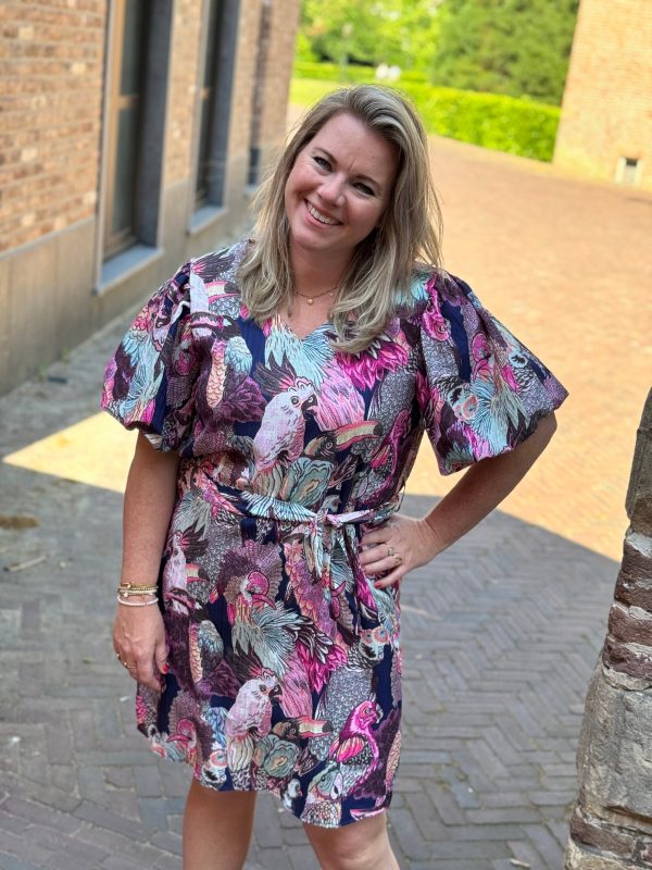 Jurkje Angela papagayo navy - Afbeelding 8
