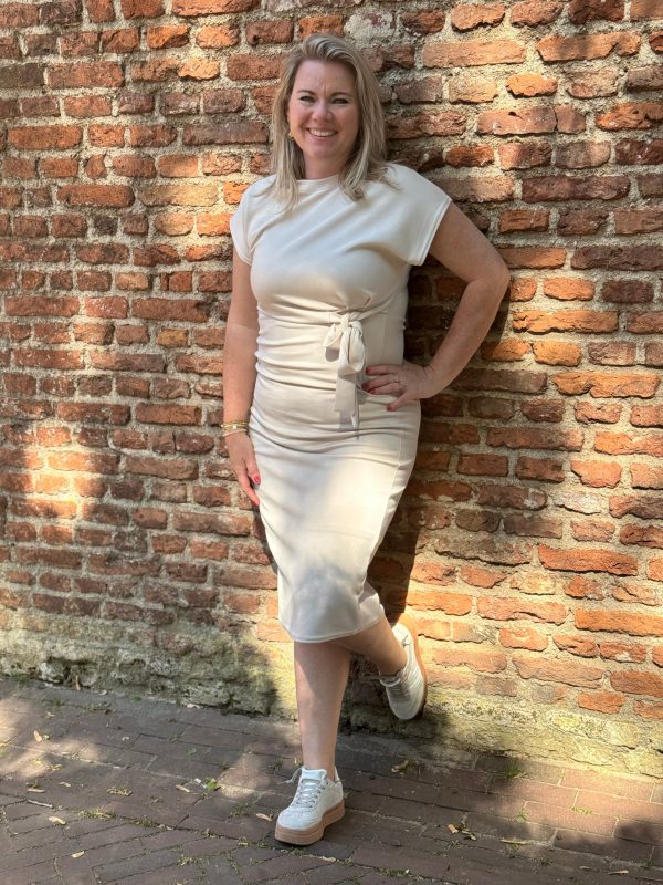 Jurk Mae beige - Afbeelding 6