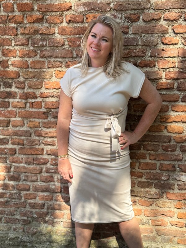 Jurk Mae beige - Afbeelding 3