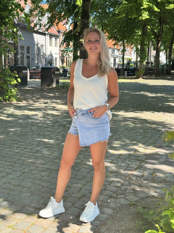 Top Nena off-white - Afbeelding 3