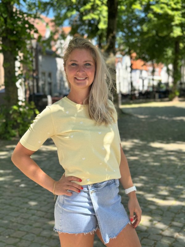 Truitje hearts geel