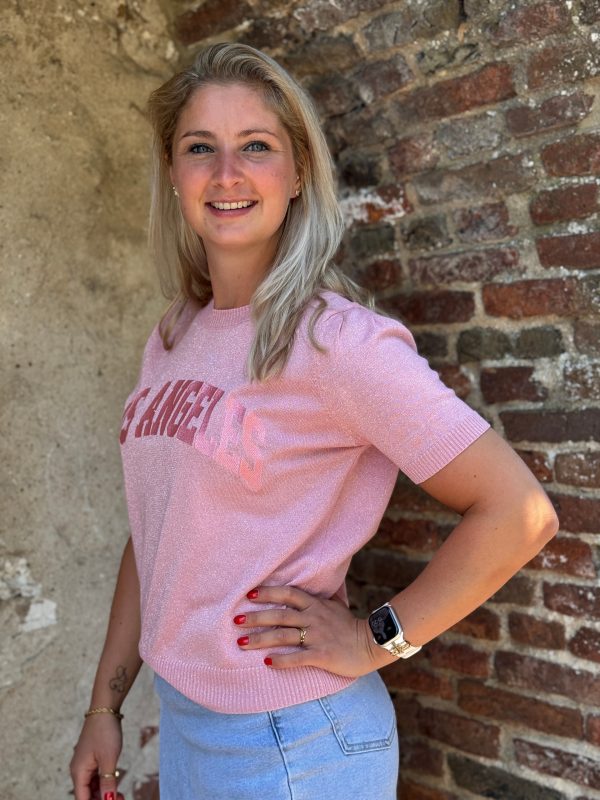 Shirtje LA roze - Afbeelding 2