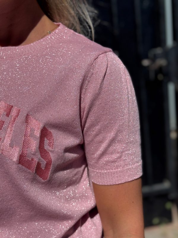 Shirtje LA roze - Afbeelding 3