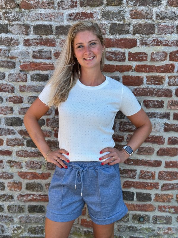Short Fenna jeansblauw