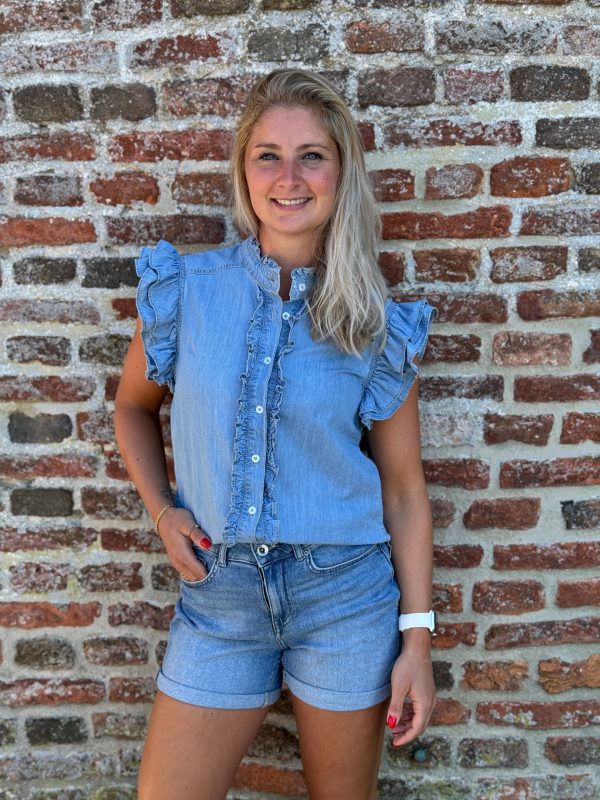 Denim blouse Eva