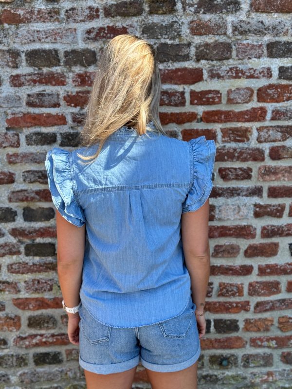 Denim blouse Eva - Afbeelding 4