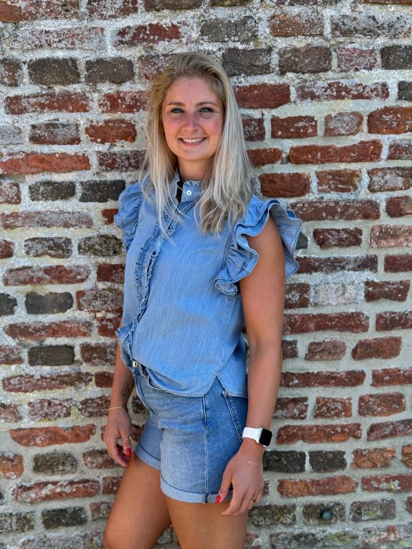 Denim blouse Eva - Afbeelding 3