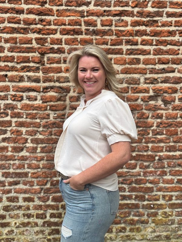 Blouse Kirsten beige - Afbeelding 2