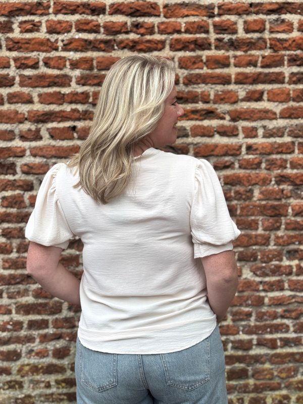 Blouse Kirsten beige - Afbeelding 3