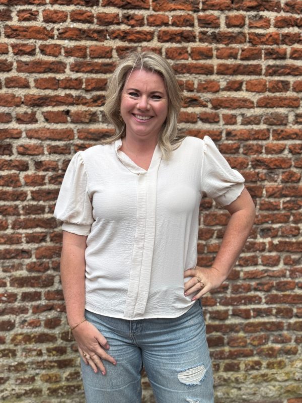 Blouse Kirsten beige - Afbeelding 4