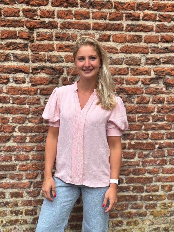 Blouse Kirsten roze - Afbeelding 4