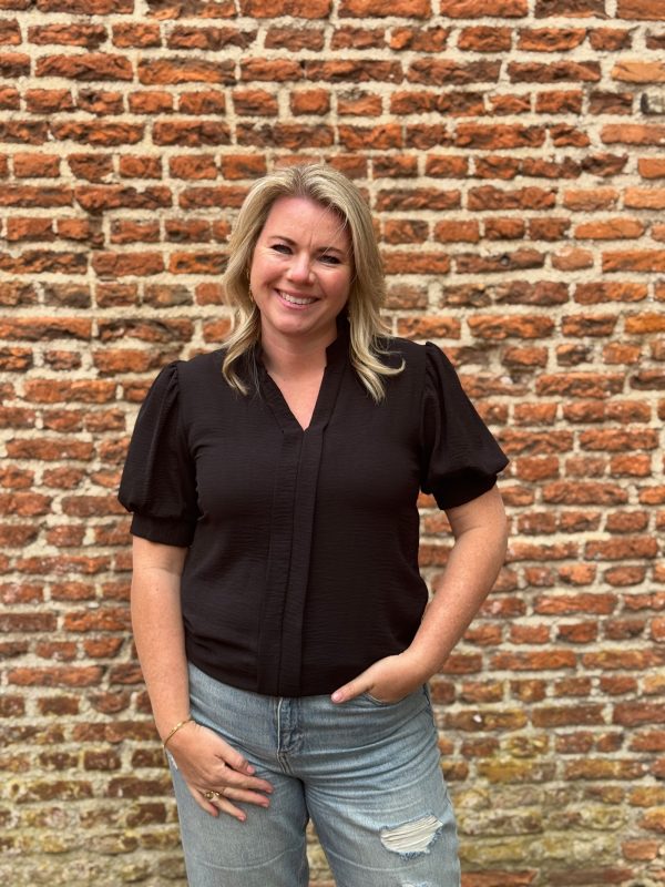 Blouse Kirsten zwart - Afbeelding 2