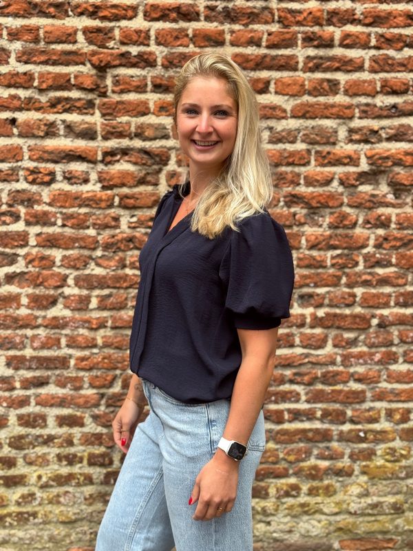 Blouse Kirsten navy - Afbeelding 2