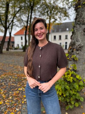 Vestje Rosalie bruin