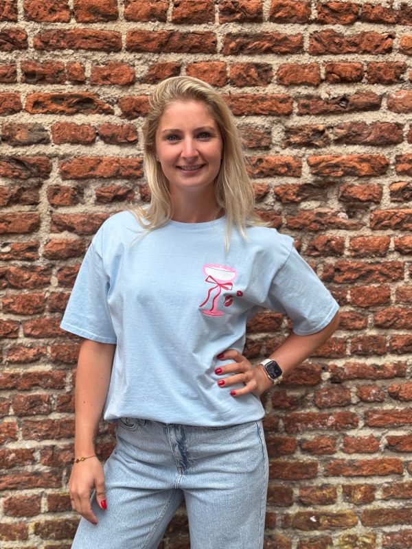 Shirtje Champagne blauw - Afbeelding 2