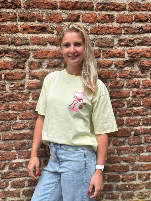 Shirtje Champagne geel