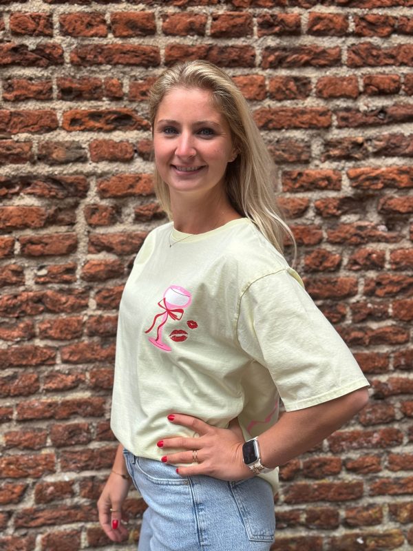 Shirtje Champagne geel - Afbeelding 4