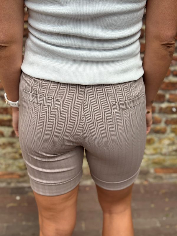 Korte broek Emma taupe - Afbeelding 3