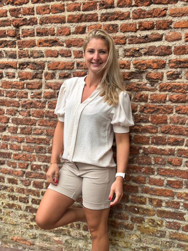 Korte broek Emma beige - Afbeelding 2