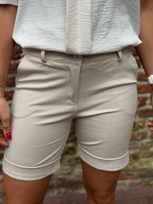 Korte broek Emma beige
