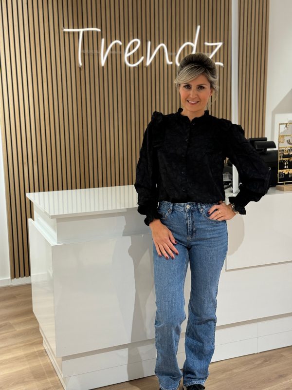 Blouse Nikkie zwart - Afbeelding 2