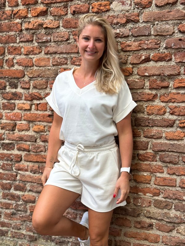 Jog setje off-white - Afbeelding 2