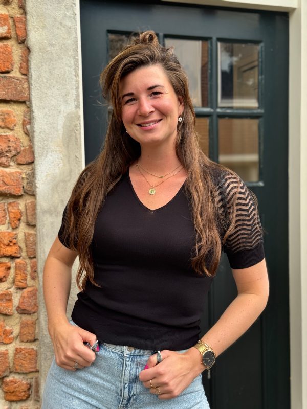 Top Liz zwart - Afbeelding 2