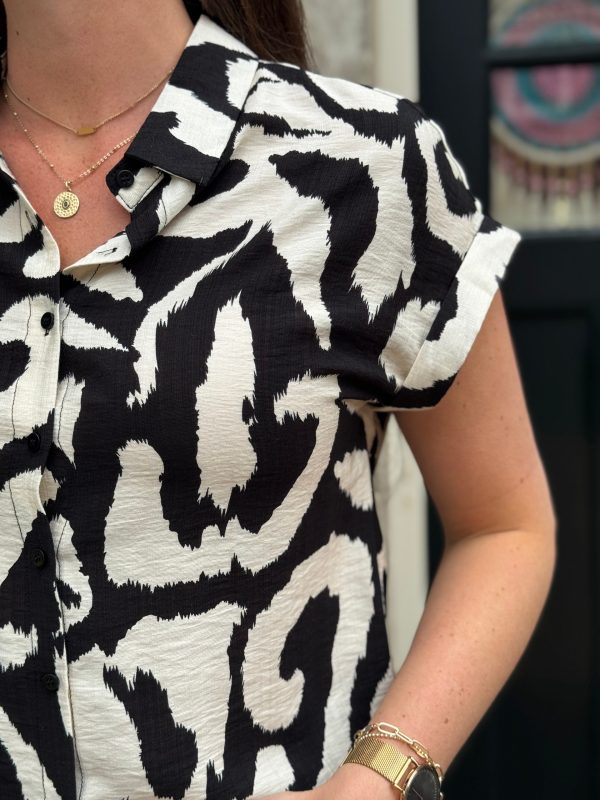 Blouse Noor zwart - Afbeelding 4
