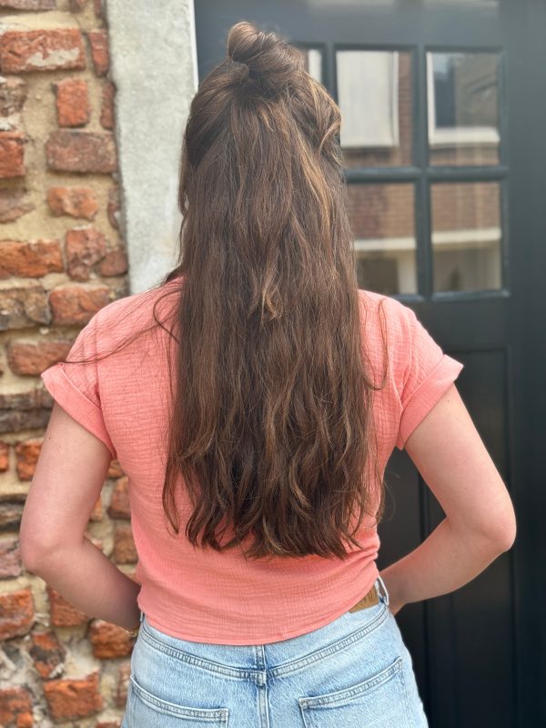 Blousetop Lilly zalmroze - Afbeelding 3