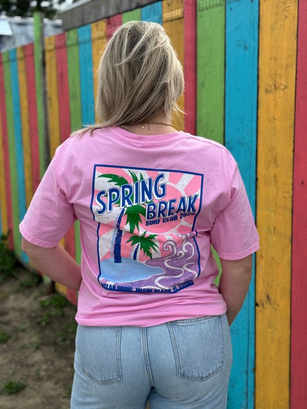 Shirtje Spring break roze - Afbeelding 2