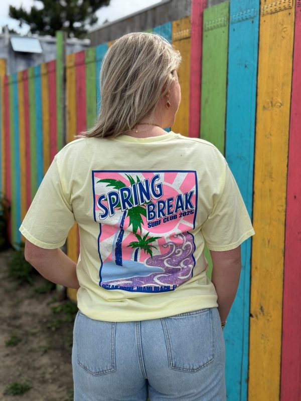 Shirtje Spring break geel